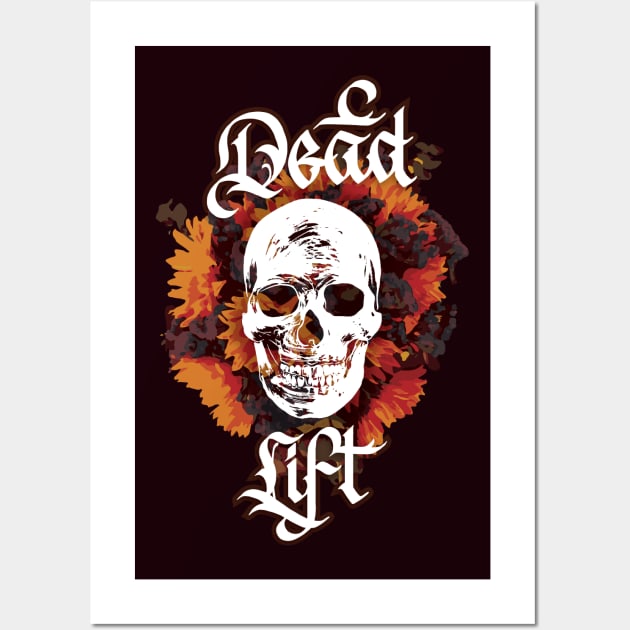 Dead Lift Floral Wall Art by polliadesign